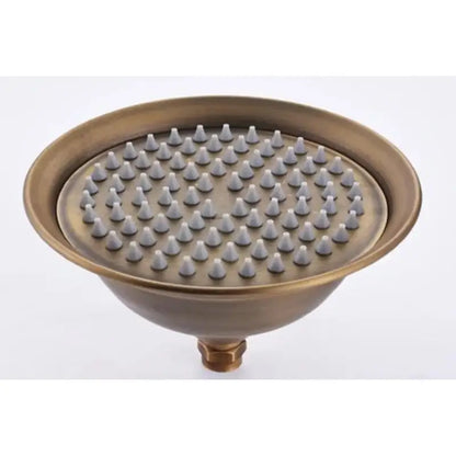 Colonne de douche bronze double pommeau - Bronze