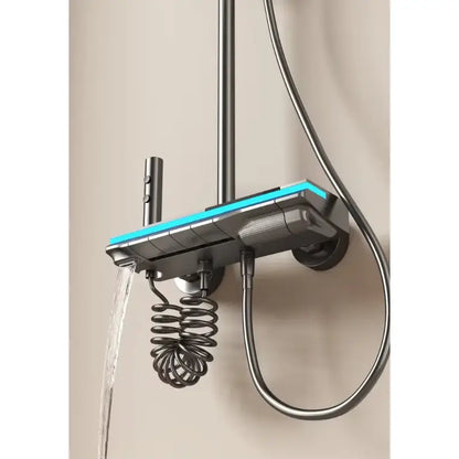 Colonne de douche carrée affichage numérique