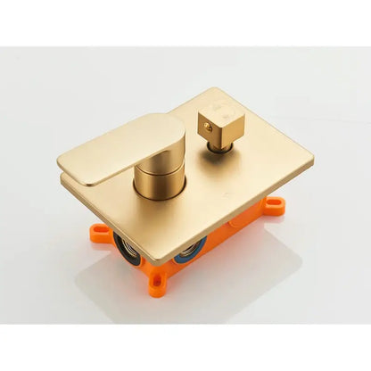 Colonne de douche carrée avec pluie de ciel