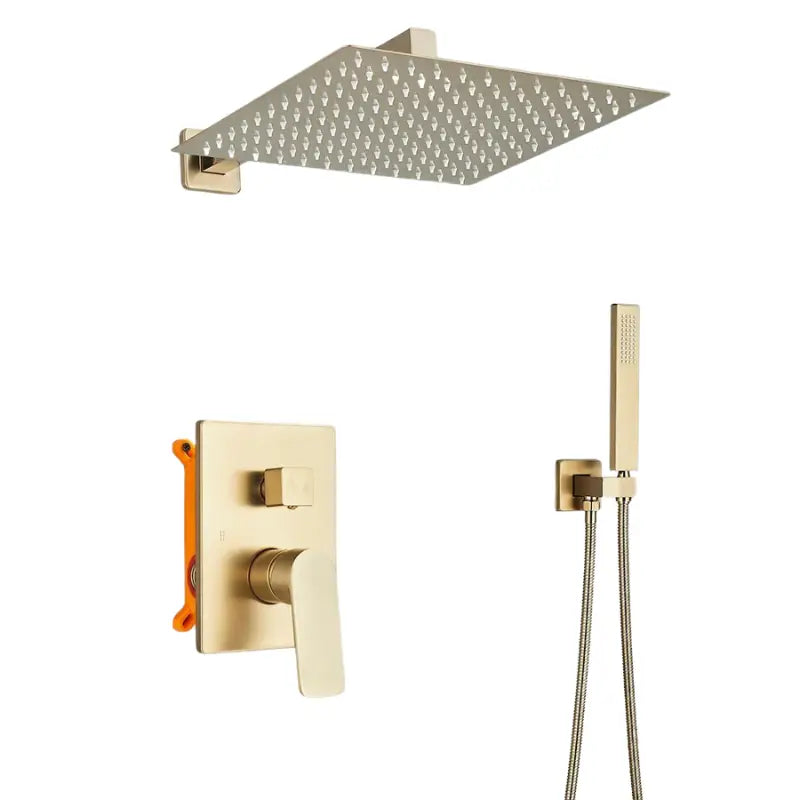 Colonne de douche carrée avec pluie de ciel