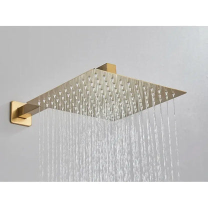 Colonne de douche carrée avec pluie de ciel