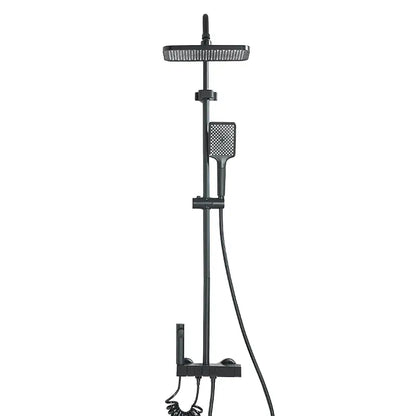 Colonne de douche carrée présentation numérique