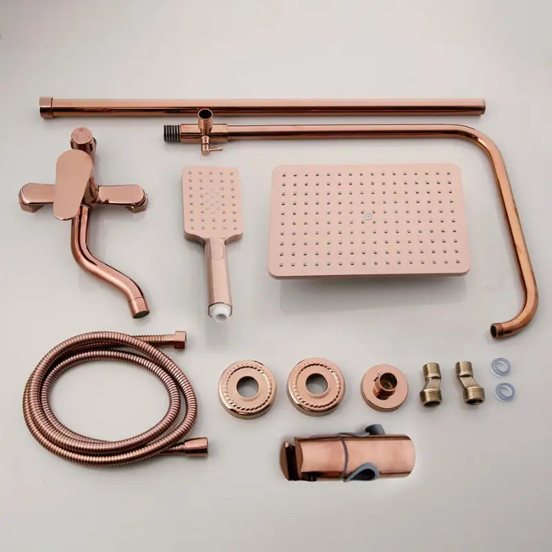Colonne de douche cuivre réglable - Cuivre