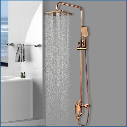 Colonne de douche cuivre réglable - Cuivre