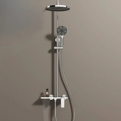 Colonne de douche dorée bec verseur