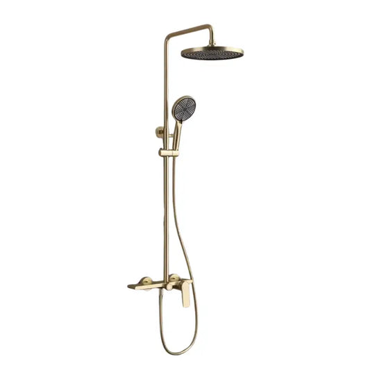 Colonne de douche dorée bec verseur