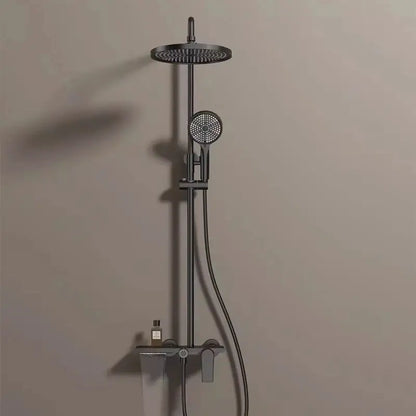 Colonne de douche dorée bec verseur