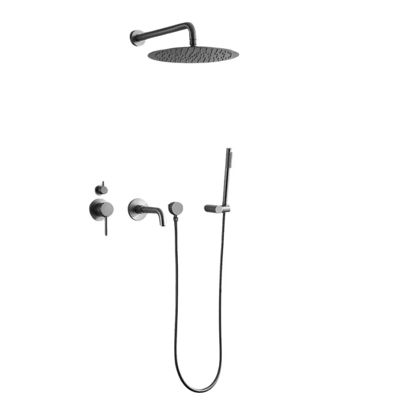 Colonne de douche encastrable brossette