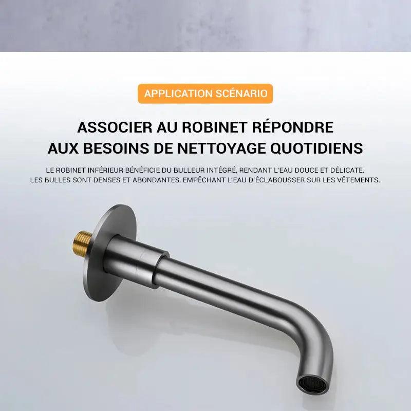 Colonne de douche encastrable brossette