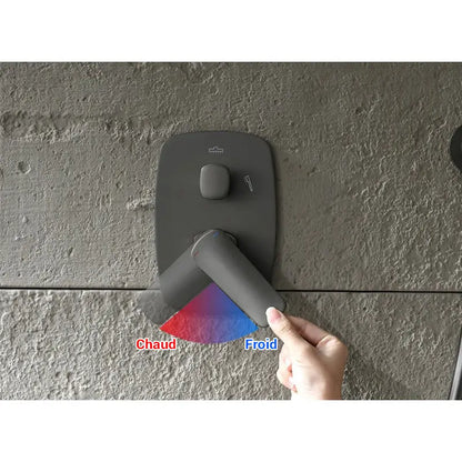 Colonne de douche encastrable laiton