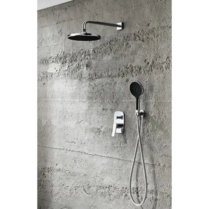 Colonne de douche encastrable laiton - Chrome / 25 cm