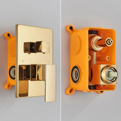 Colonne de douche encastrable plafond