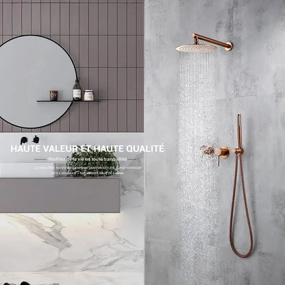 Colonne de douche encastrable ronde