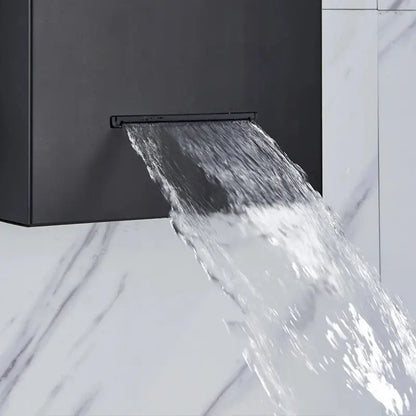 Colonne de douche hydromassante spa jets - Noir