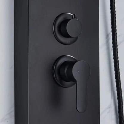 Colonne de douche hydromassante spa jets - Noir