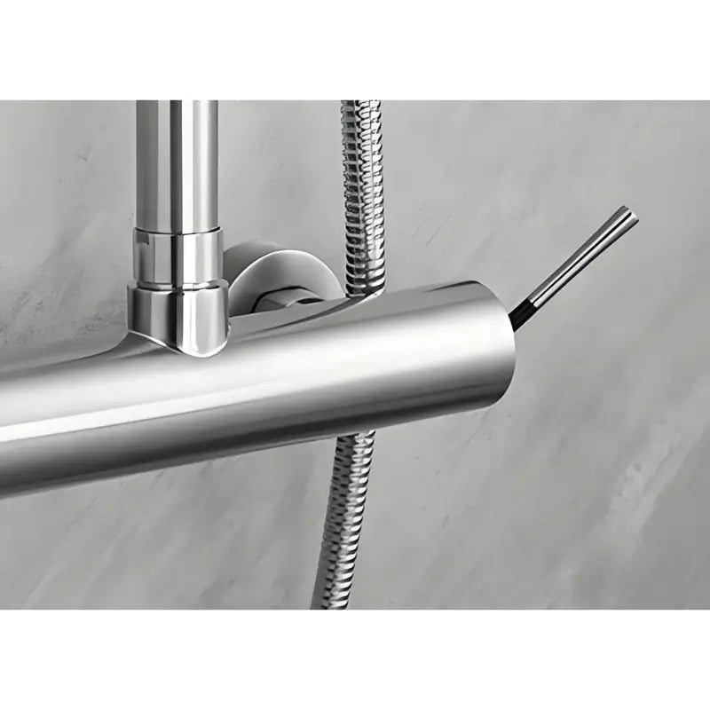 Colonne de douche en inox bec verseur - Argent