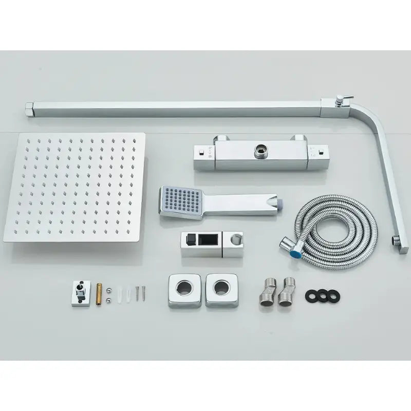 Colonne de douche en inox chrome - Chrome