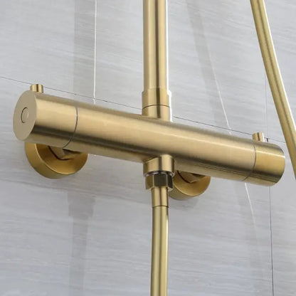 Colonne de douche inox tête ronde