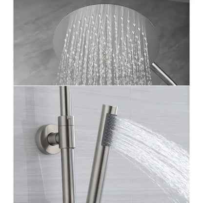 Colonne de douche inox tête ronde