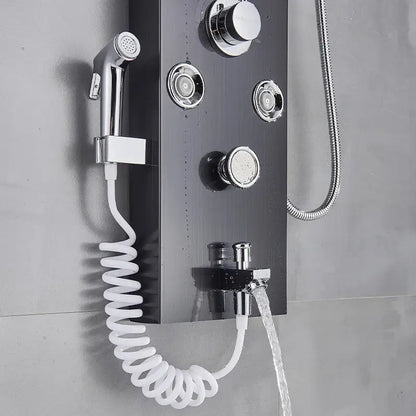 Colonne de douche avec jets hydromassants