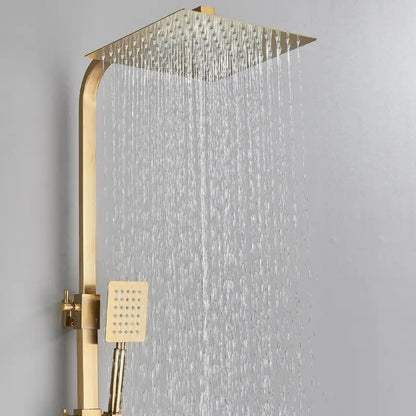 Colonne de douche laiton doré