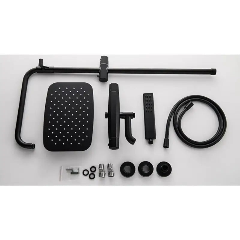 Colonne de douche avec mitigeur baignoire - Noir