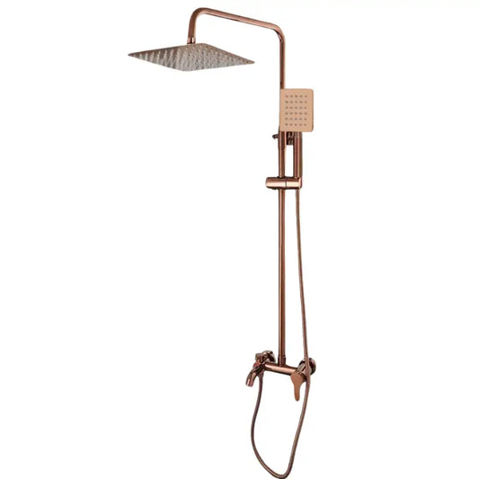 Colonne de douche avec mitigeur mécanique - Or rose