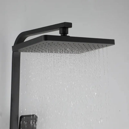 Colonne de douche avec mitigeur noir - Noir