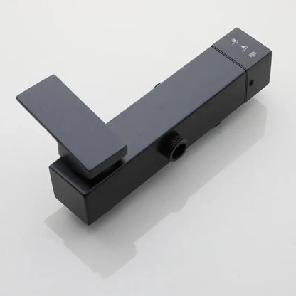 Colonne de douche avec mitigeur noir - Noir