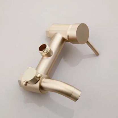 Colonne de douche avec mitigeur rétro - Or