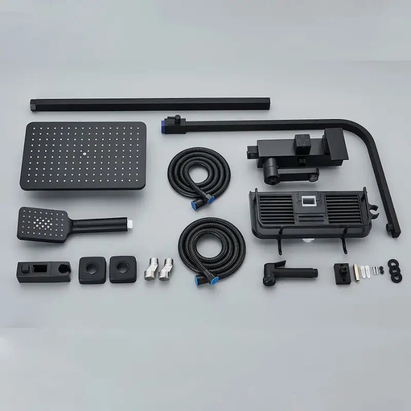 Colonne de douche noire mécanique