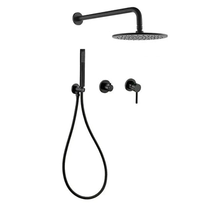 Colonne de douche noire murale