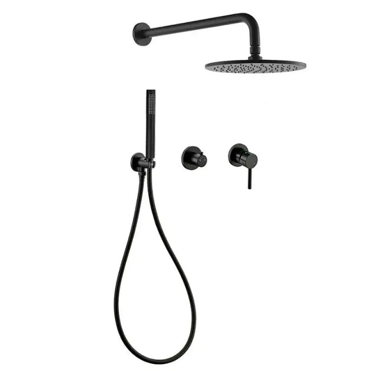 Colonne de douche noire murale