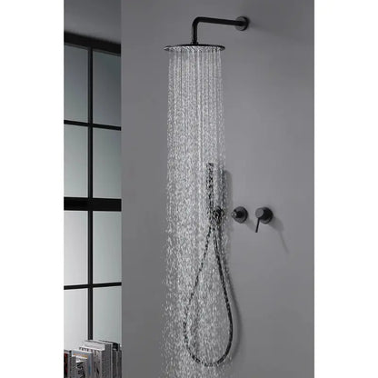 Colonne de douche noire murale