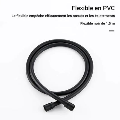 Colonne de douche noire murale