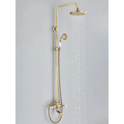 Colonne de douche rétro ronde