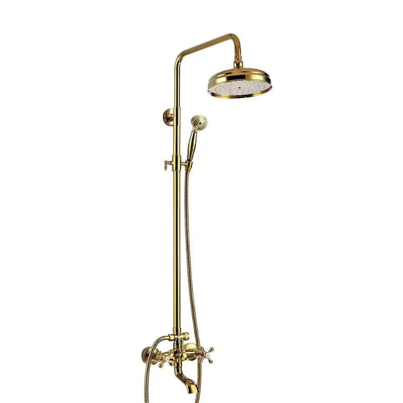 Colonne de douche rétro rotation - Or