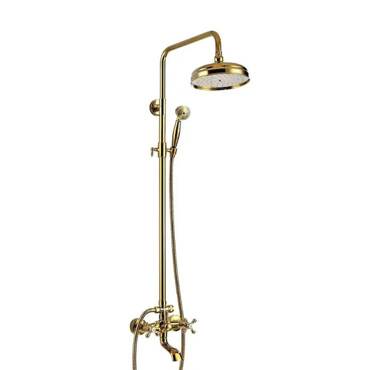 Colonne de douche rétro rotation - Or