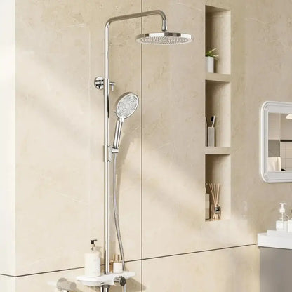 Colonne de douche sans robinetterie réglable