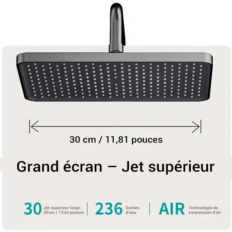Colonne de douche thermostatique 2 jets