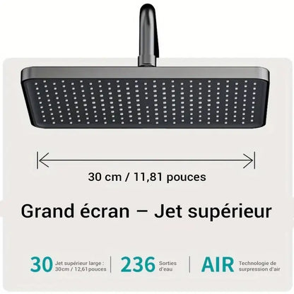 Colonne de douche thermostatique 2 jets