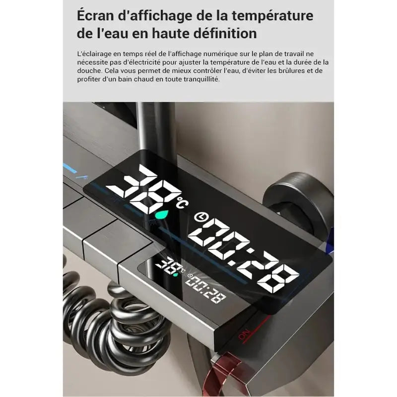 Colonne de douche thermostatique 2 jets