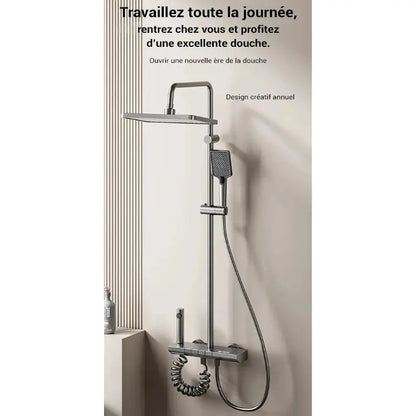 Colonne de douche thermostatique 2 jets