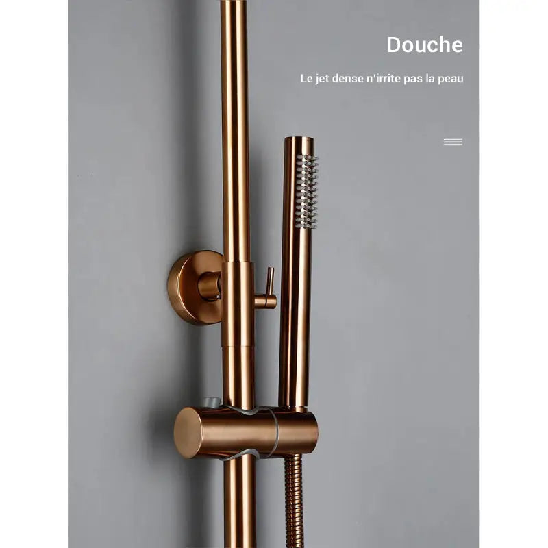 Colonne de douche thermostatique réglable en hauteur