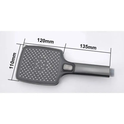 Colonne de douche thermostatique avec tablette - Gris