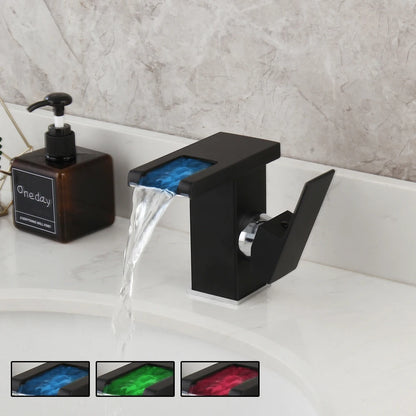 mitigeur lavabo led