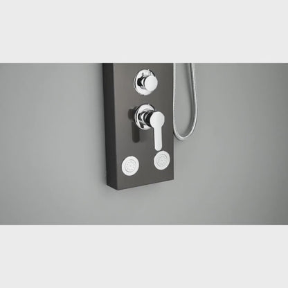 Colonne de douche hydromassante avec rangement