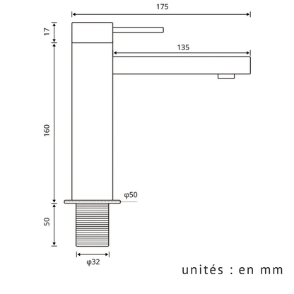 Mitigeur lavabo chrome